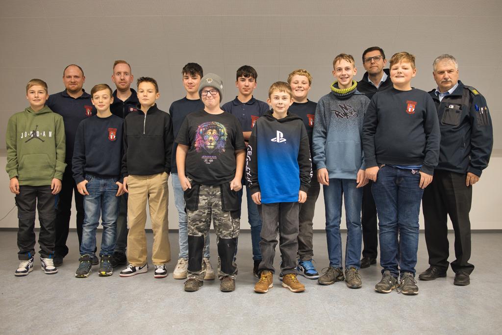 Bild unserer Jugendgruppe von der Wissenstestabnahme 2023 Image